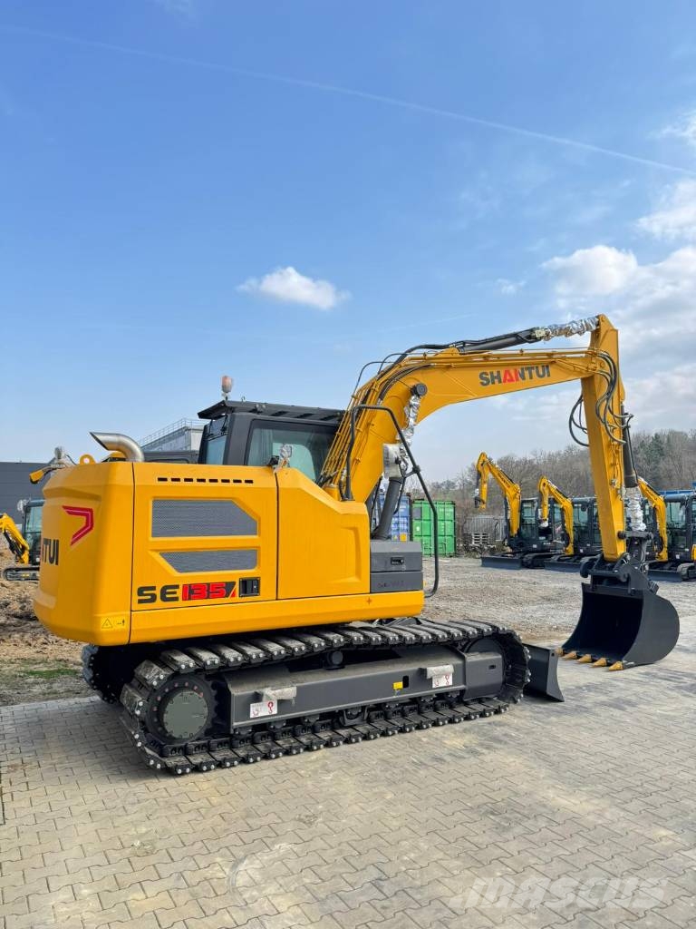 Shantui SE135 14,6t Bagger wie Hitachi Volvo Sany Takeuchi Excavadoras sobre orugas
