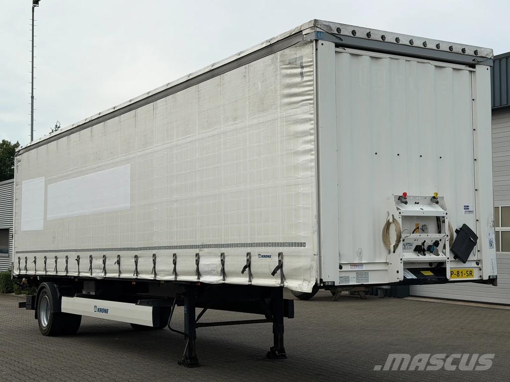 Krone Schuifzeil-Dak / 2500kg Laadklep / Stuur-as / APK Tentpoolhaagised
