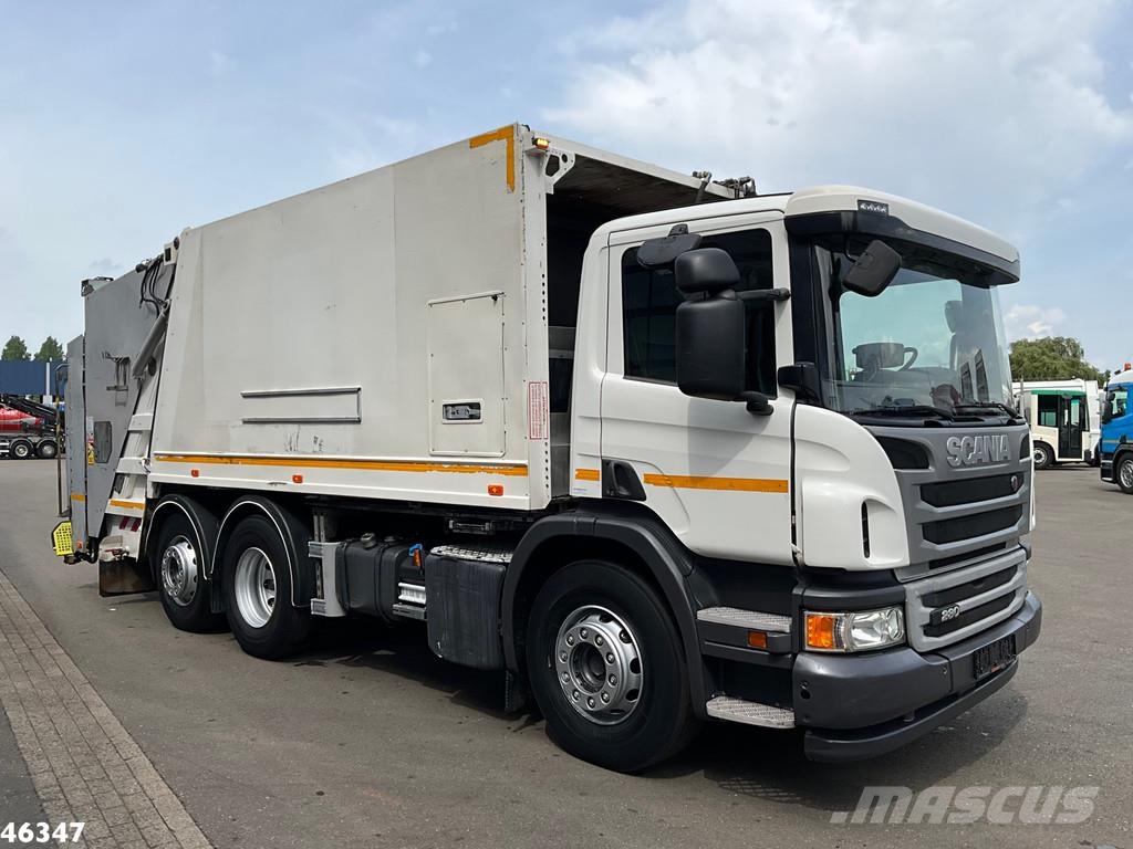 Scania P 280 Euro 6 Faun 20m³ 塵芥車、パッカー車