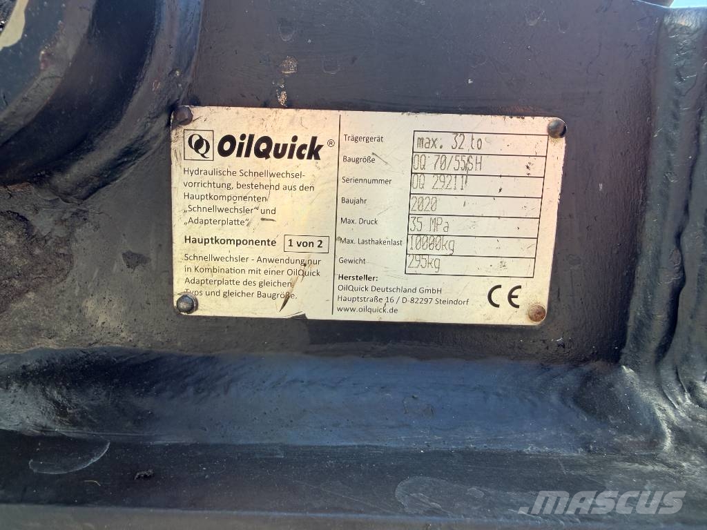 OilQuick OQ70/55 - M318D / 320D / 320E / 320F / 323D / 323E موصلات سريعة