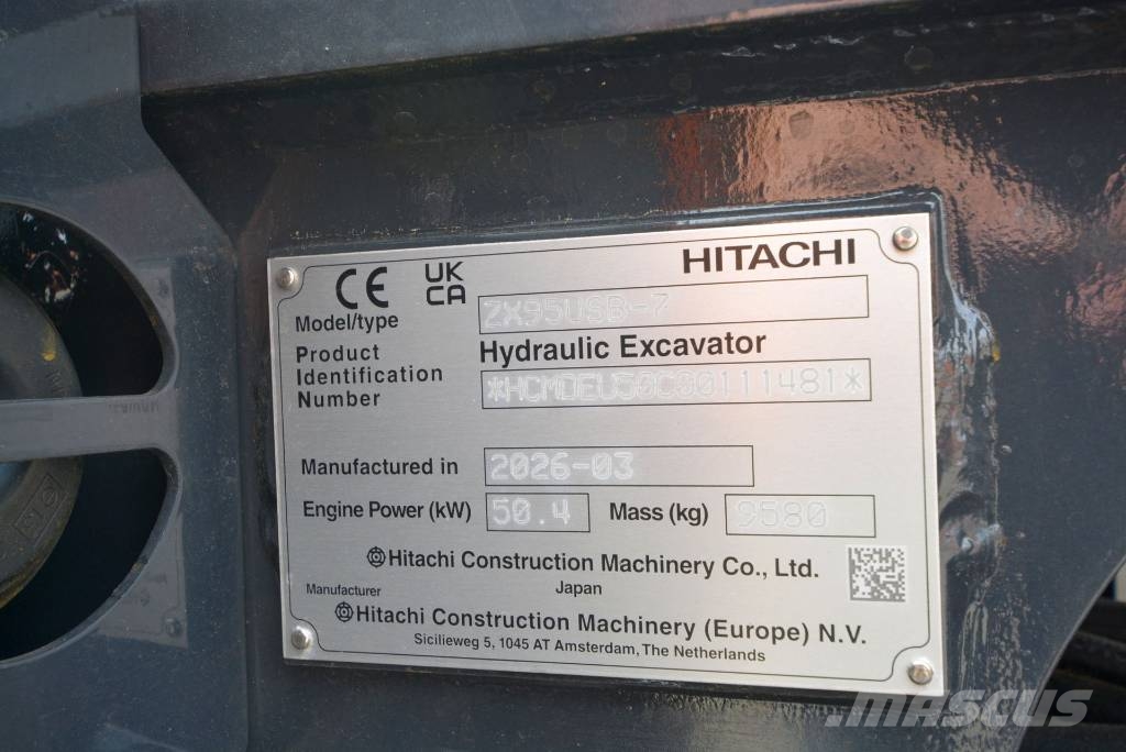 Hitachi ZX 95 USB-7 VA Midi rýpadlá 7 t - 12 t