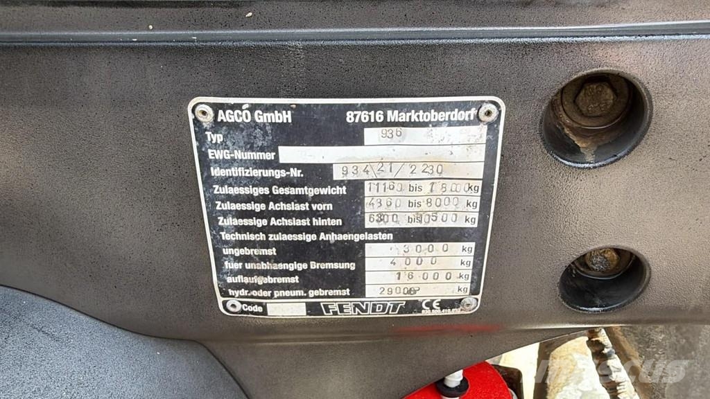 Fendt 936 Vario (BELGIAN / DEUTZ ENGINE !! / 360 HP / RE Traktorji