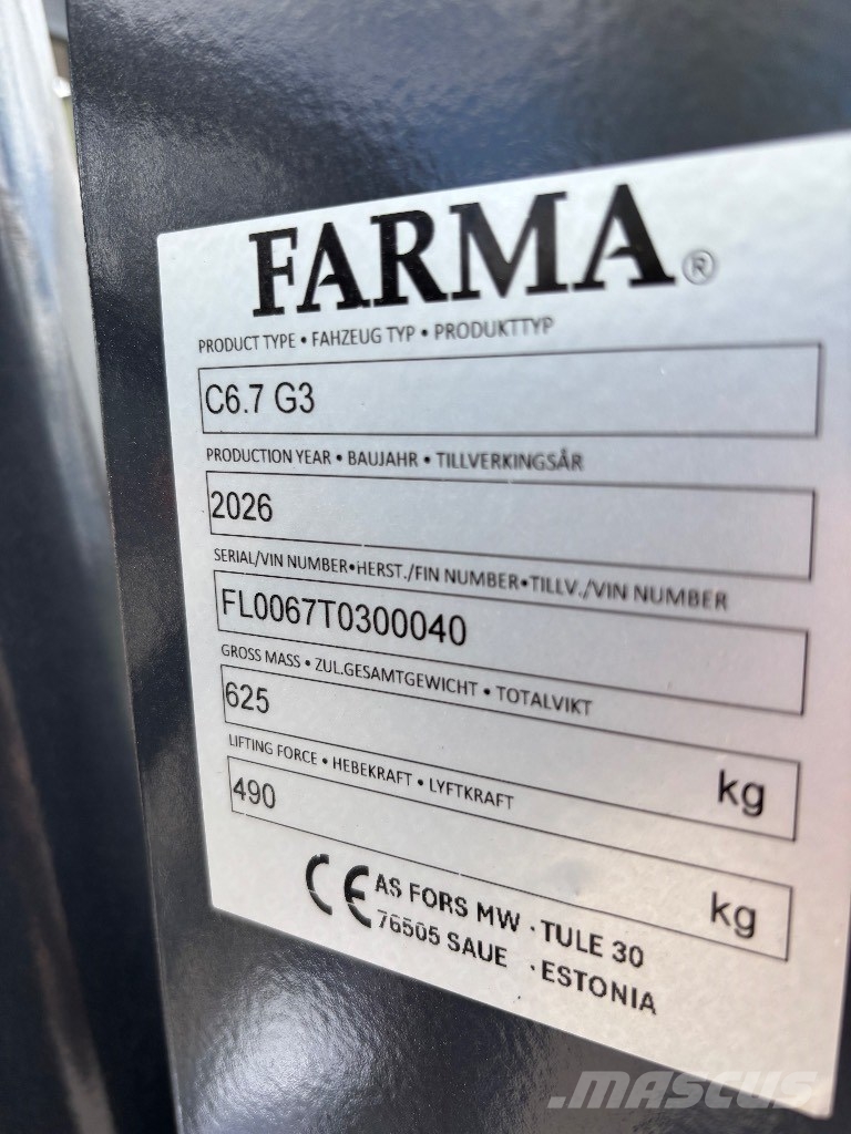 Farma skogsvagn DS9  Kran 6,7 Ostale prikolice