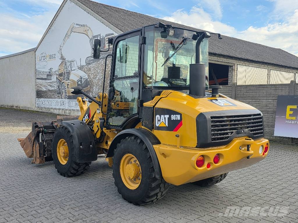 CAT 907H, 2012 ROK, 4100 MTH, ŁYŻKA OTWIERANA + WIDŁY Wheel loaders