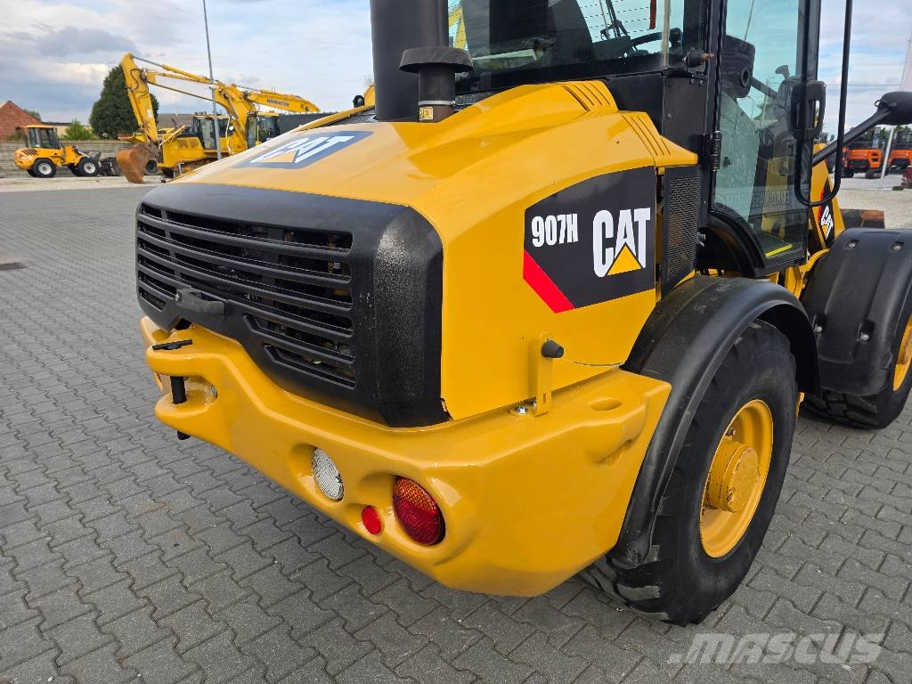 CAT 907H, 2012 ROK, 4100 MTH, ŁYŻKA OTWIERANA + WIDŁY Wheel loaders