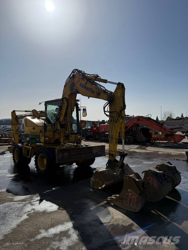 Komatsu PW 98 MR-8 //BJ. 2013/14351H/SW/4 Buckets 轮式挖掘机
