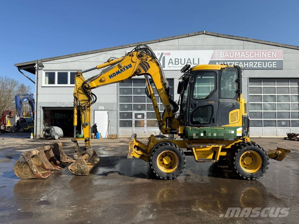 Komatsu PW 98 MR-8 //BJ. 2013/14351H/SW/4 Buckets 轮式挖掘机