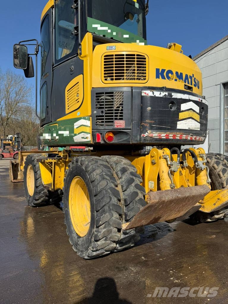 Komatsu PW 98 MR-8 //BJ. 2013/14351H/SW/4 Buckets 轮式挖掘机