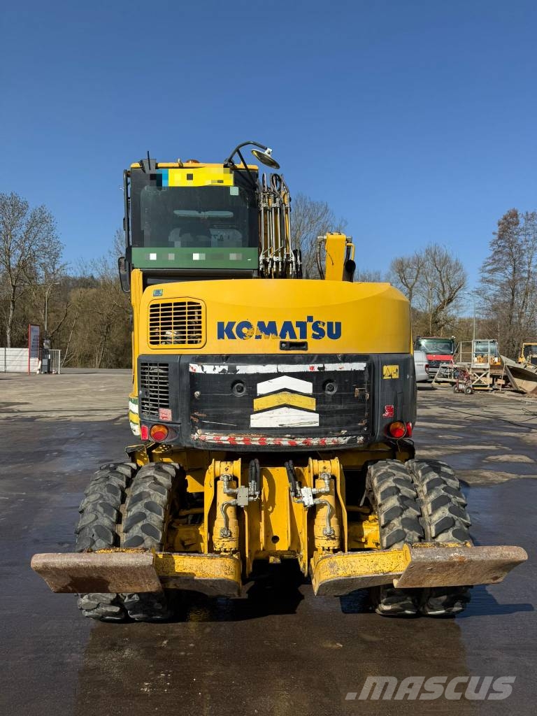 Komatsu PW 98 MR-8 //BJ. 2013/14351H/SW/4 Buckets 轮式挖掘机