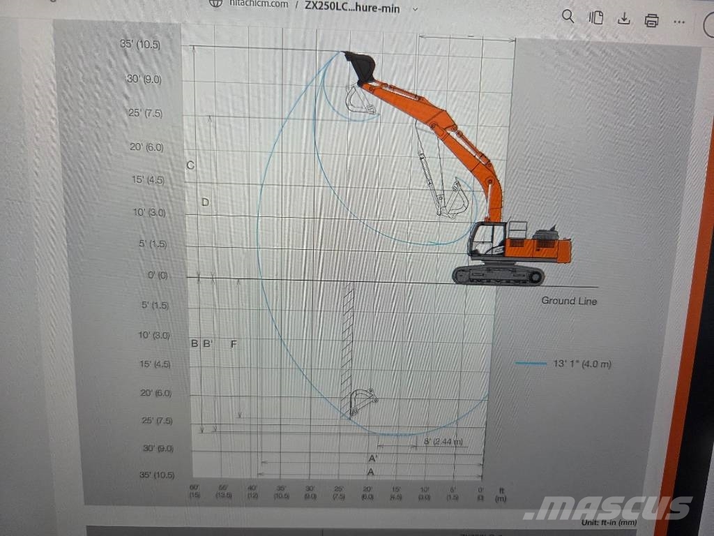 Hitachi ZX 350 LC-6, 2019, 12.535h, new bucket 2,2cm Excavatoare pe șenile