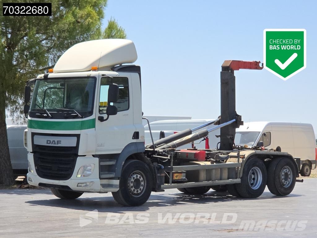 DAF CF 460 6X2 Gancho Dalby 20t Eje direccional Euro 6 Rol kiper kamioni sa kukom za podizanje tereta