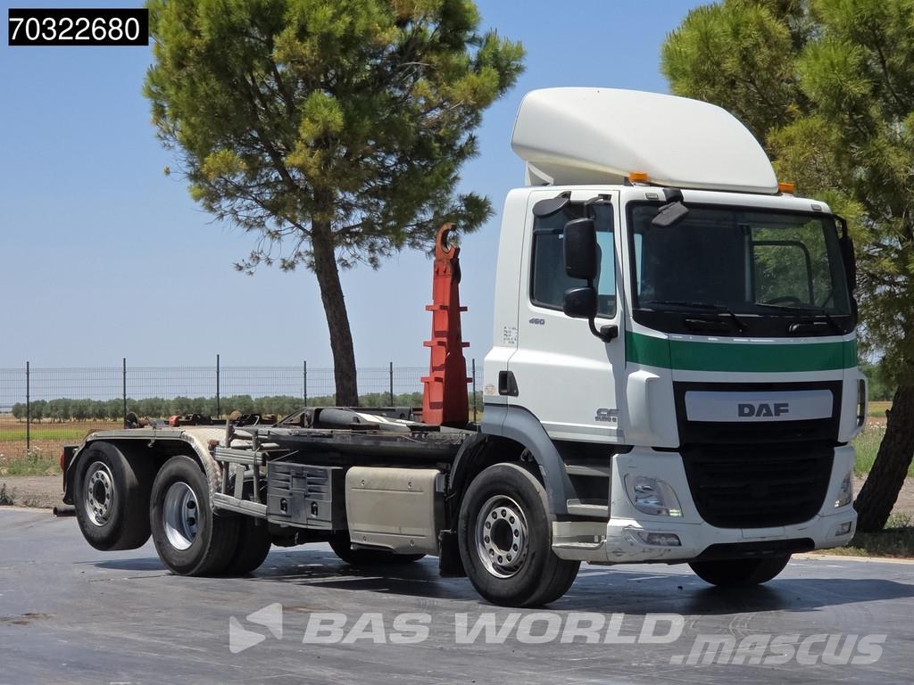 DAF CF 460 6X2 Gancho Dalby 20t Eje direccional Euro 6 Rol kiper kamioni sa kukom za podizanje tereta