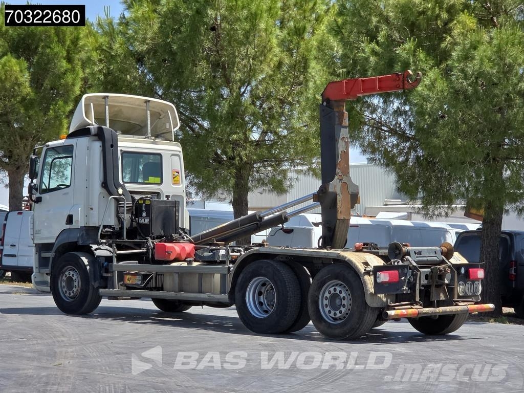 DAF CF 460 6X2 Gancho Dalby 20t Eje direccional Euro 6 Rol kiper kamioni sa kukom za podizanje tereta