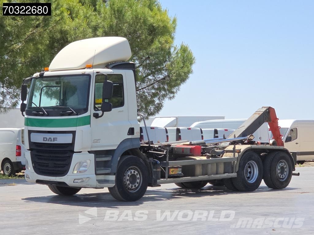 DAF CF 460 6X2 Gancho Dalby 20t Eje direccional Euro 6 Rol kiper kamioni sa kukom za podizanje tereta