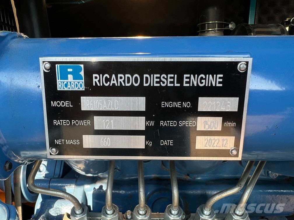 Ricardo 150KVA (120KW) SILENT GENERATOR 3 PHASE 50HZ 400V Γεννήτριες ντίζελ
