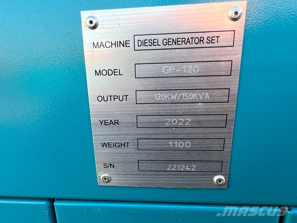 Ricardo 150KVA (120KW) SILENT GENERATOR 3 PHASE 50HZ 400V Γεννήτριες ντίζελ