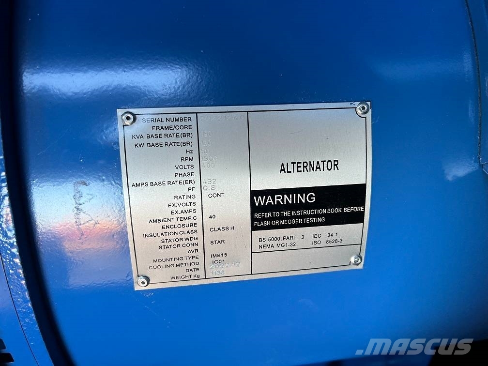 Ricardo 150KVA (120KW) SILENT GENERATOR 3 PHASE 50HZ 400V Γεννήτριες ντίζελ