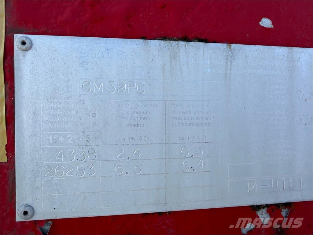 VIN 061 - O.ME.P.S. 38 S1D silo cisterna VIN 061 Semirremolques cisterna