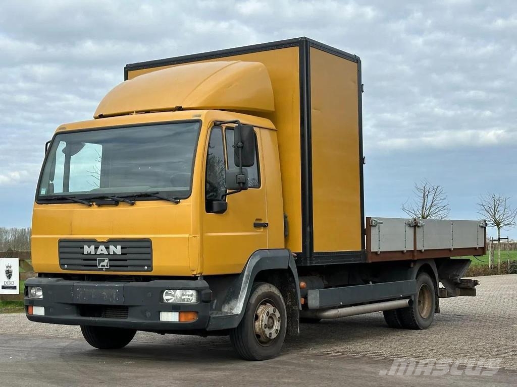 MAN LE 180 c !!LANDBOUW KENTEKEN!!!BOSBOUW!! Valníky/Sklápěcí bočnice