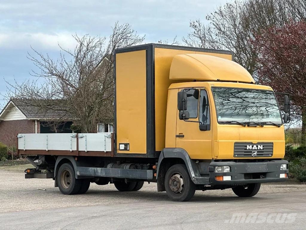 MAN LE 180 c !!LANDBOUW KENTEKEN!!!BOSBOUW!! Valníky/Sklápěcí bočnice