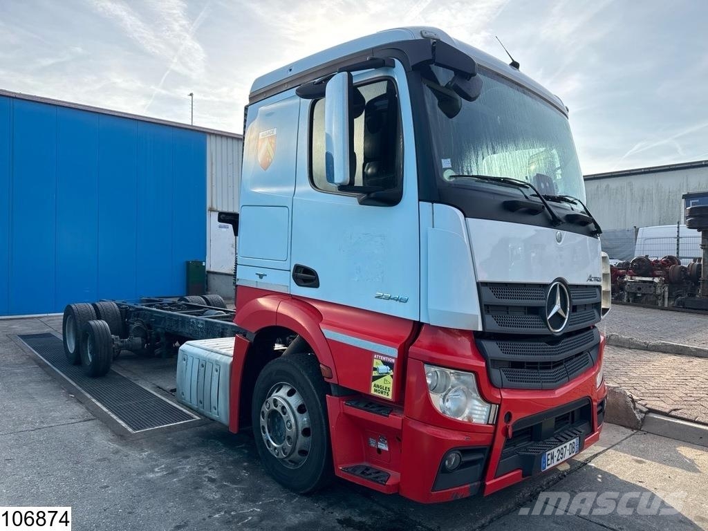Mercedes-Benz Actros 2548 6x2, EURO 6, Retarder, Standairco Châssis cabine
