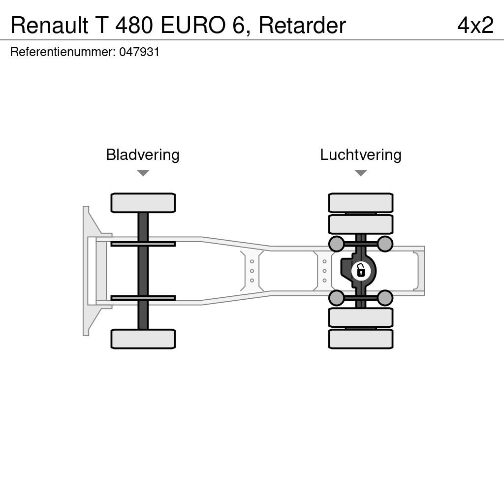 Renault T 480 EURO 6, Retarder Trækkere