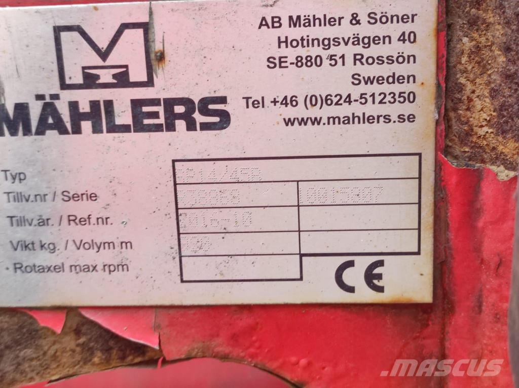 Mählers SP14/45B SIDE WING PLOW / KÜLJE SAHK Snow groomers