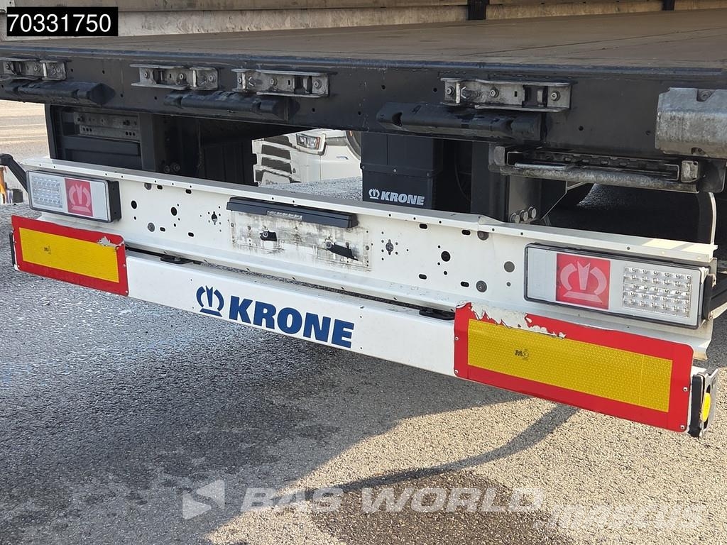 Krone SD 3 axles 2xLift Axle Sliding Roof Palletbox Semirimorchi tautliner