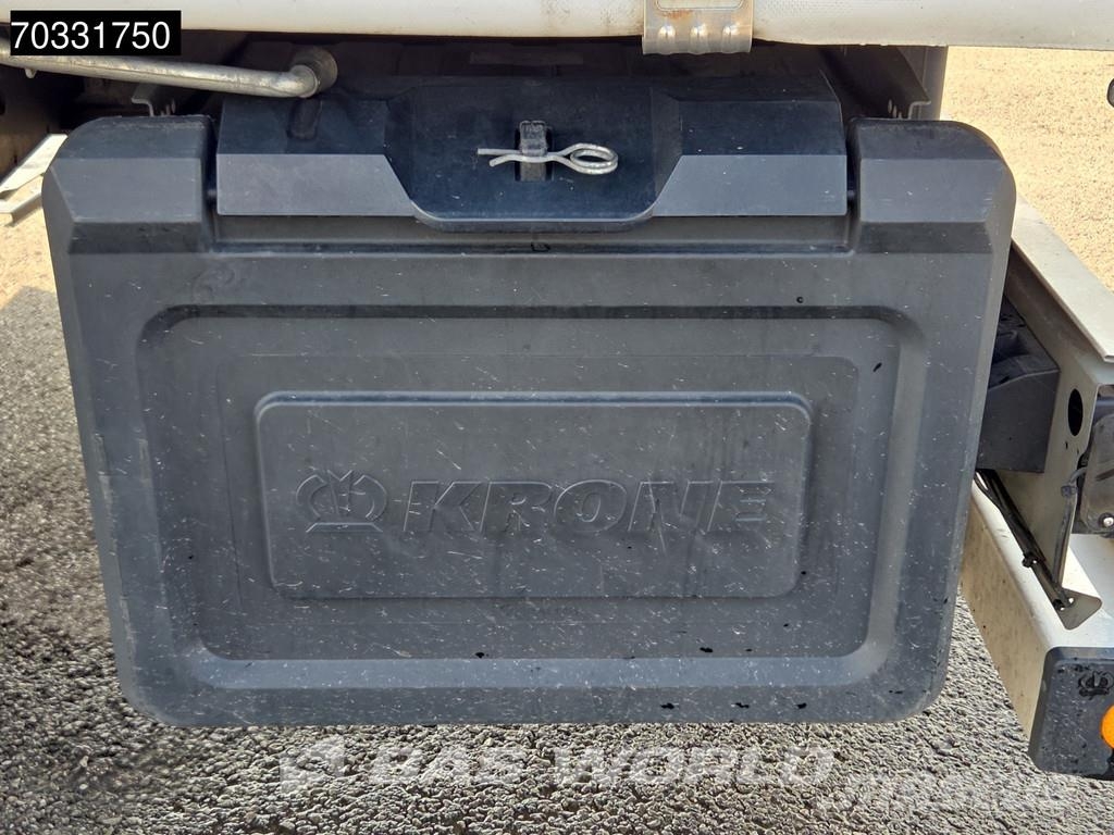 Krone SD 3 axles 2xLift Axle Sliding Roof Palletbox Semirimorchi tautliner