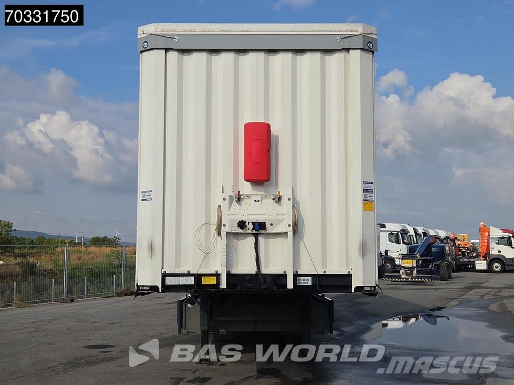 Krone SD 3 axles 2xLift Axle Sliding Roof Palletbox Semirimorchi tautliner