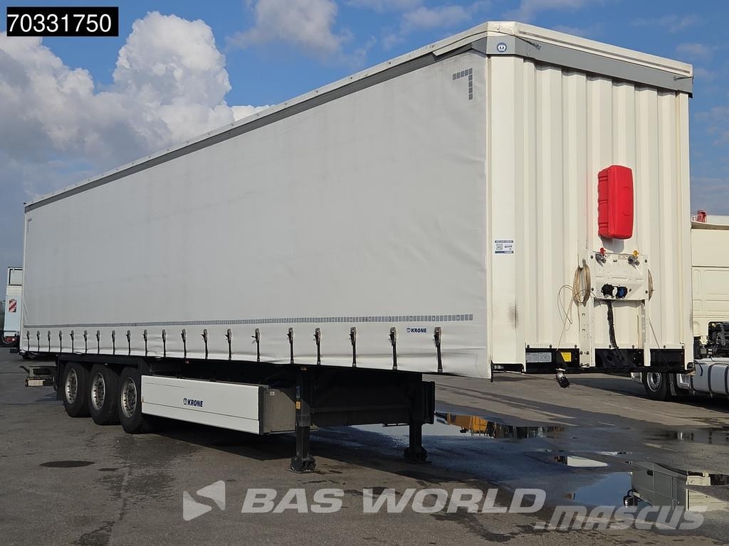 Krone SD 3 axles 2xLift Axle Sliding Roof Palletbox Semi-remorca speciala