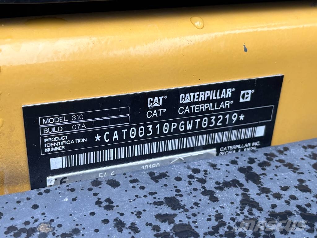 CAT 310-07 Telakaivukoneet