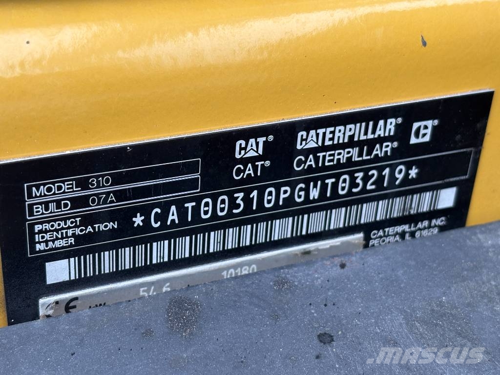 CAT 310-07 حفارات زحافة