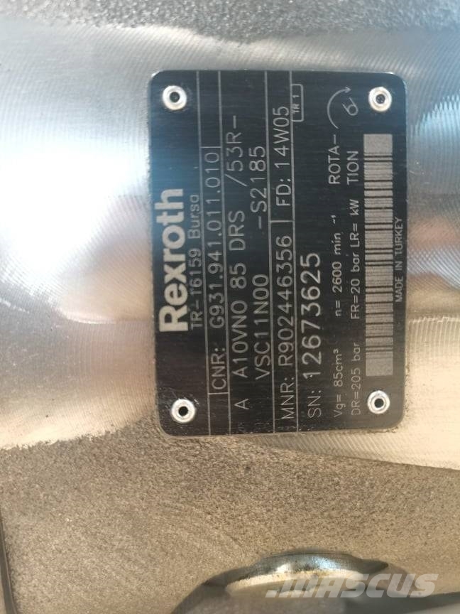 Fendt 936 Vario {Rexroth A10V} hydraulic pump Hydraulika