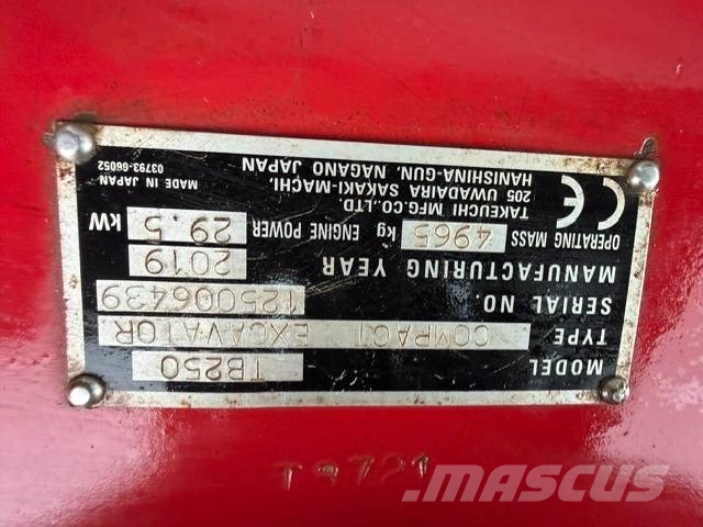 Takeuchi TB 250 Minibagger < 7t