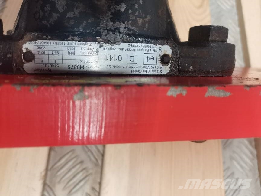 Manitou MLT 747 automatic hitch Alváz és felfüggesztés
