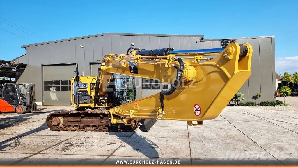 CAT 312 E L, Bagger mit Long Reach 12 m, Klima, Kamera Rupsgraafmachines