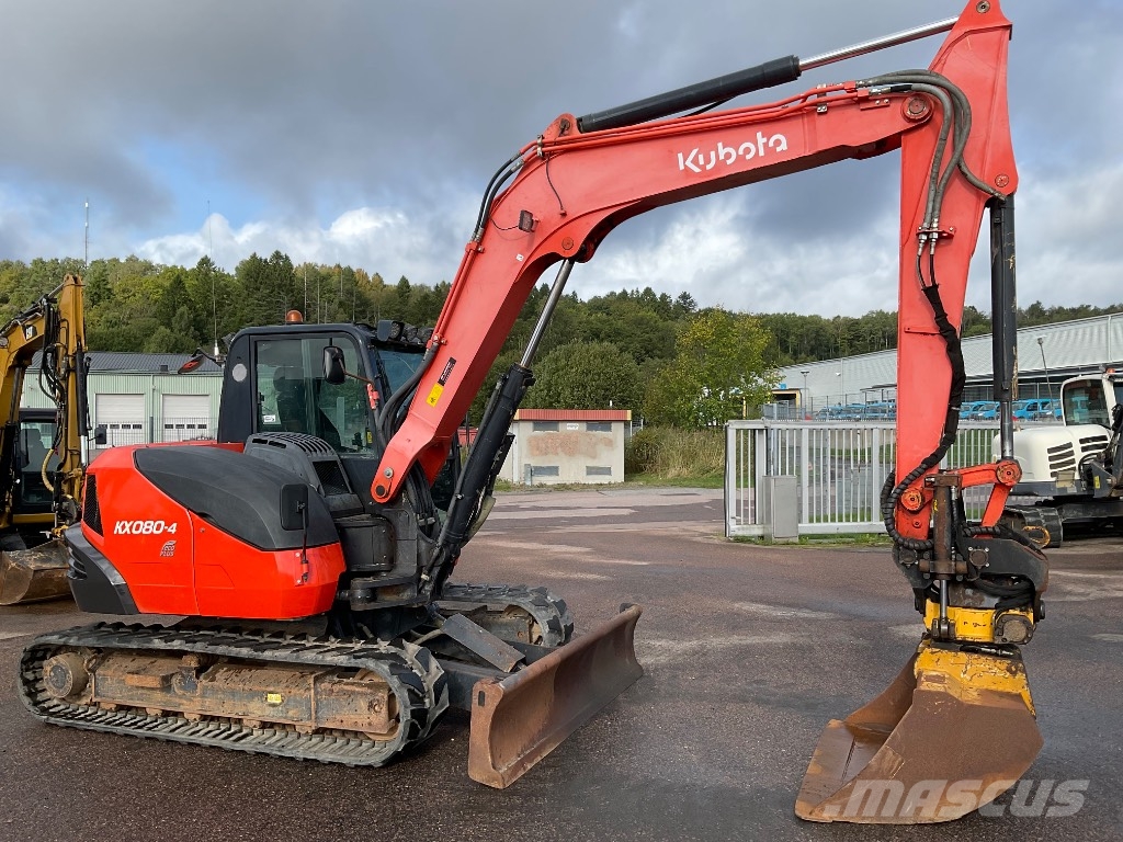 Kubota KX 080-4 Midi bageri 7t – 12t