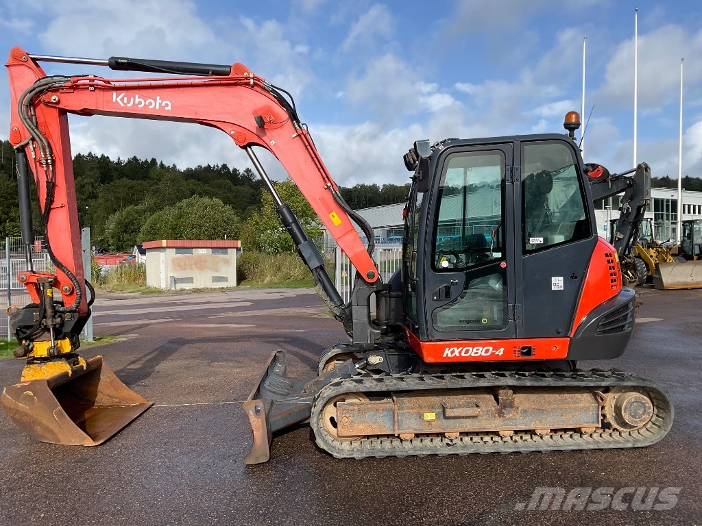 Kubota KX 080-4 Midi bageri 7t – 12t