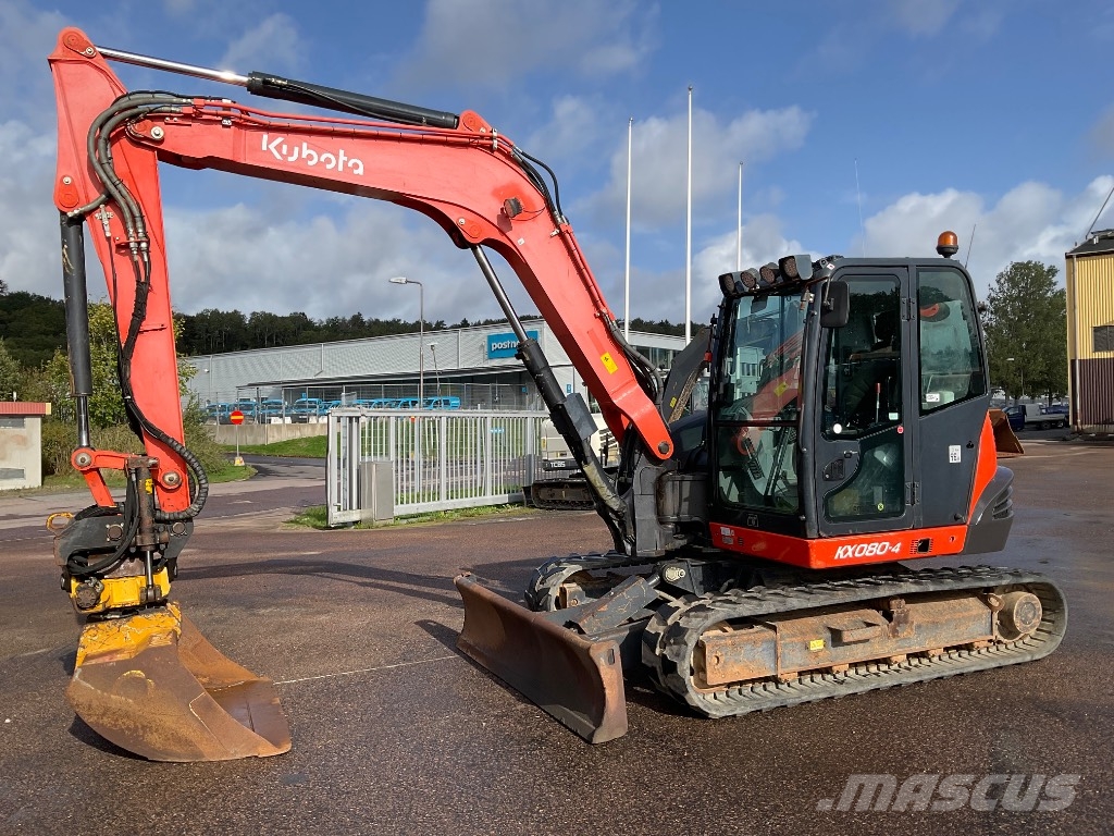Kubota KX 080-4 Midi bageri 7t – 12t