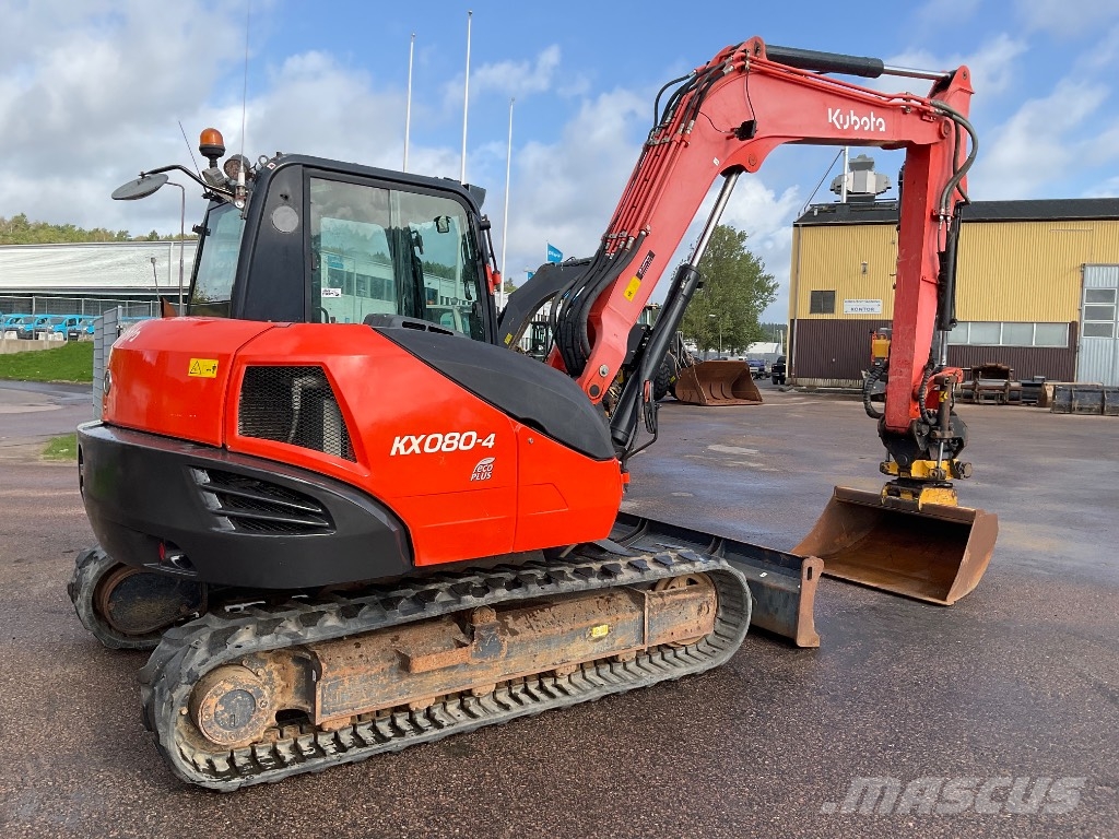 Kubota KX 080-4 Midi bageri 7t – 12t