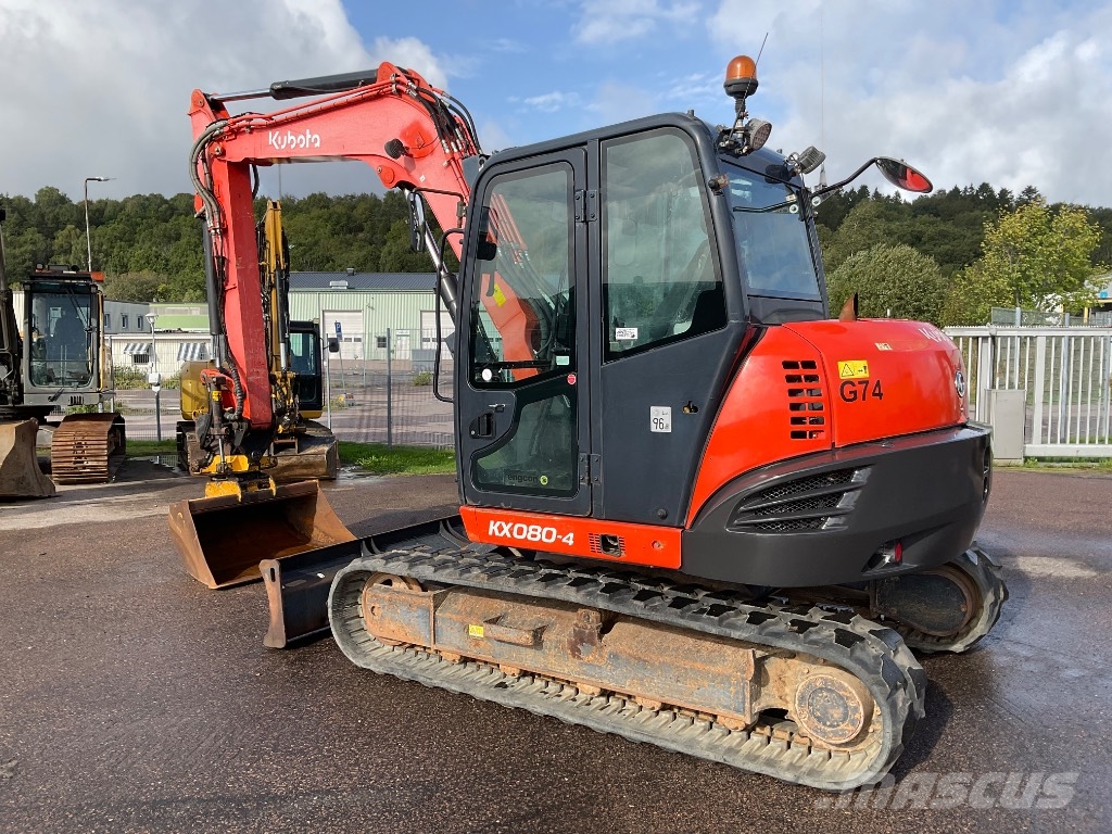Kubota KX 080-4 Midi bageri 7t – 12t