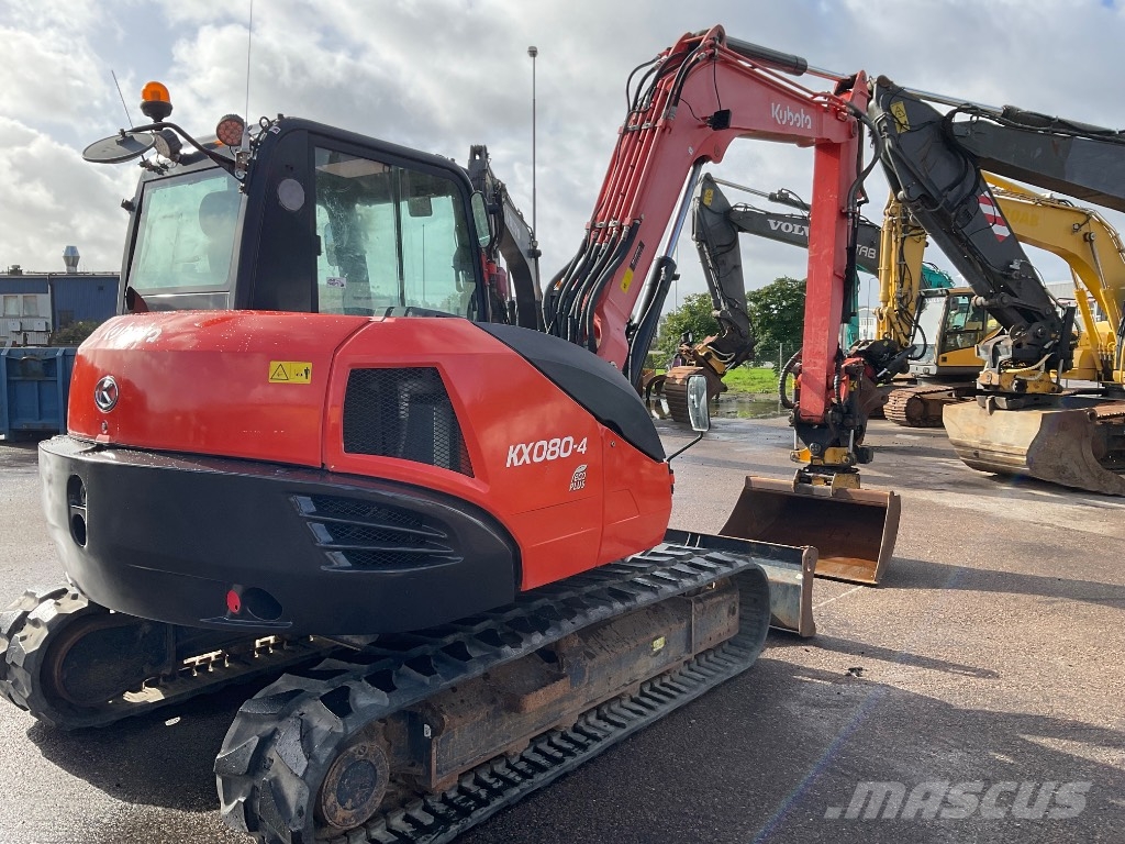 Kubota KX 080-4 Midi bageri 7t – 12t