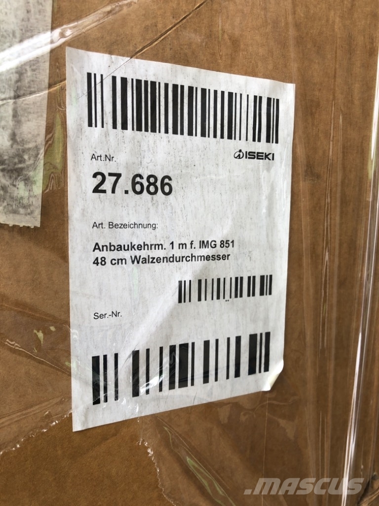 Iseki IMG 851 Anbaukehrmaschine Kehrmaschine 100 cm Tvåhjulstraktorer och kultivatorer