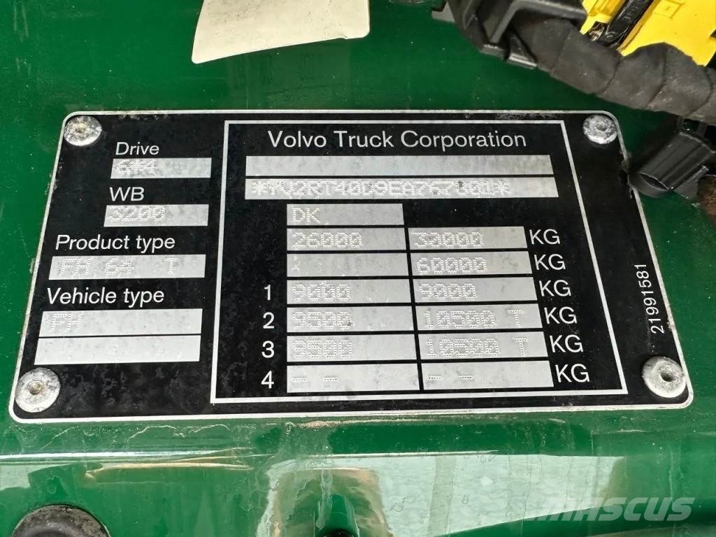 Volvo FH 500 6X4 TREKKER/TRACTOR/SZM EURO 6 HYDRAULIC Tractor Units
