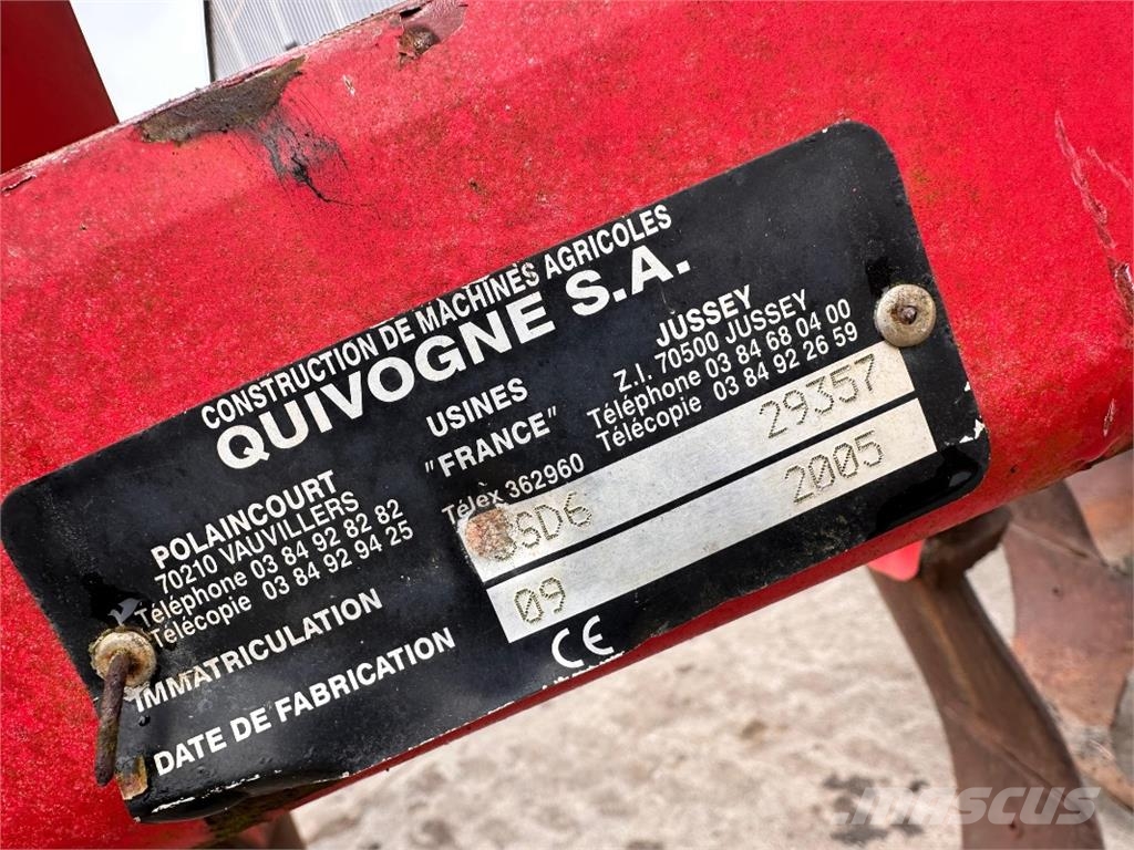 Quivogne SSD 6 - Zinken Andre Jordforbedrings maskiner og ekstrautstyr
