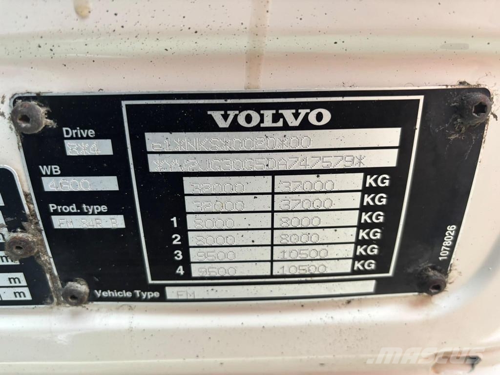 Volvo FMX 500 8x4 EU SALES TAX 968.- Eur WILL BE ADDED / Betoniere