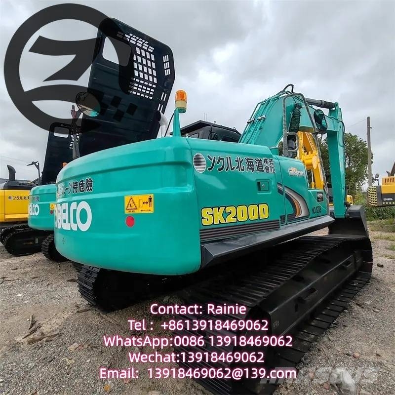 Kobelco SK 200 Kāpurķēžu ekskavatori