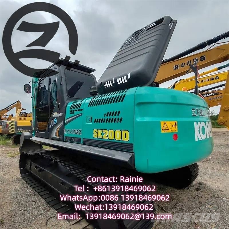 Kobelco SK 200 Kāpurķēžu ekskavatori