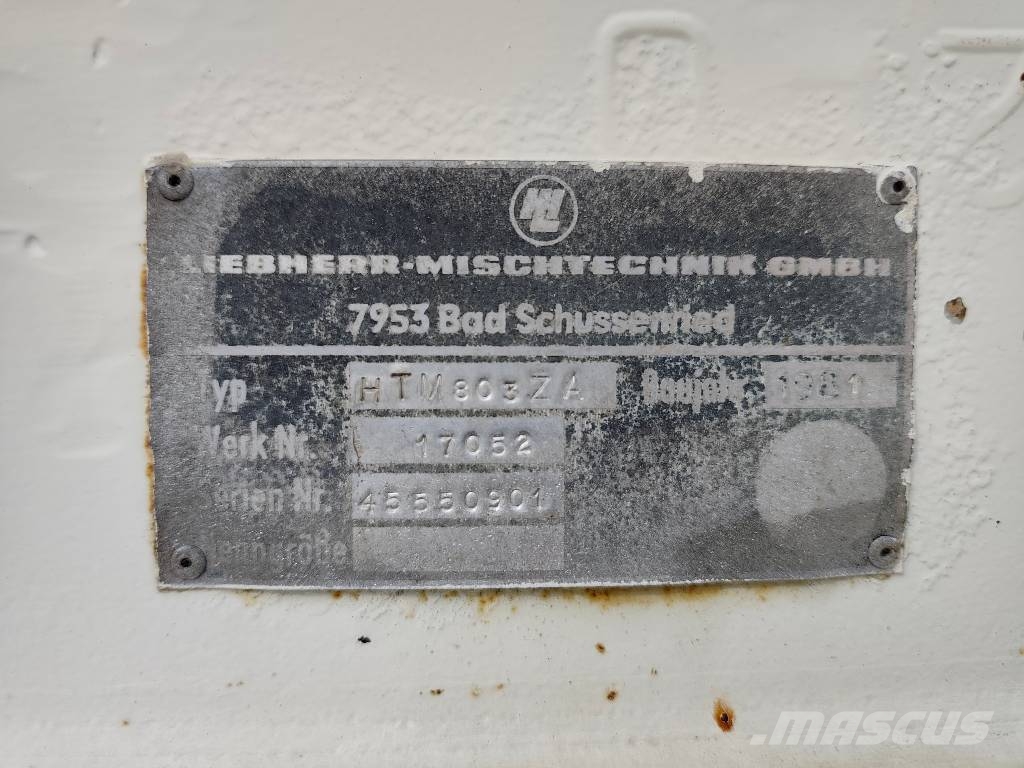 Liebherr HTM Betonmischer Betona/javas maisītāji